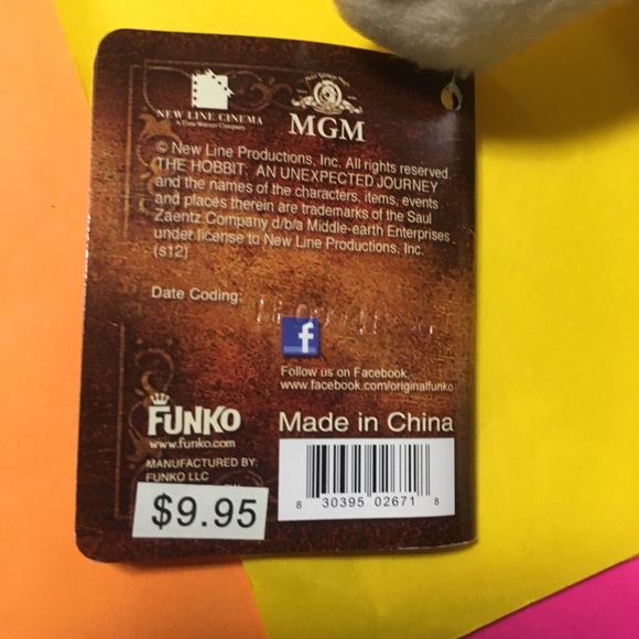 FUNKO PLUSHIES NWT HOBBIT GOLLUM PLUSH - Picture 7 of 13